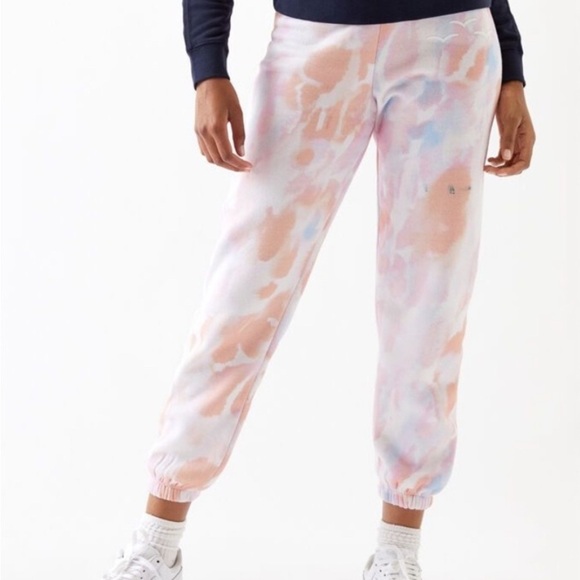 The Lazypants Joggers Rainbow Tie Dye Cotton sweatpants size M - Picture 3 of 10